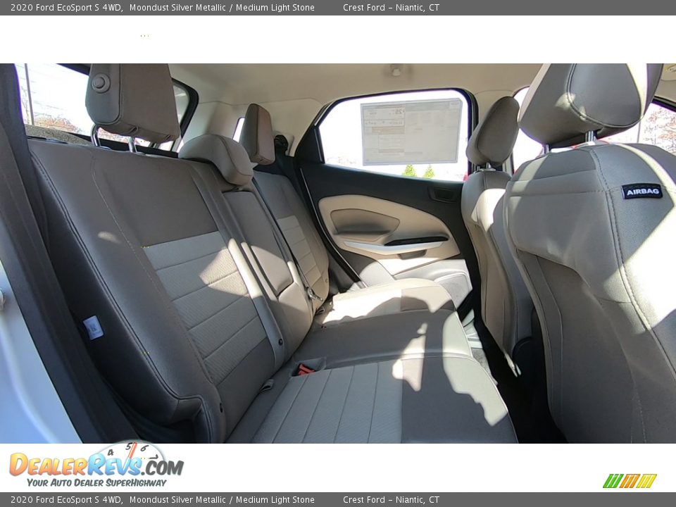 2020 Ford EcoSport S 4WD Moondust Silver Metallic / Medium Light Stone Photo #23