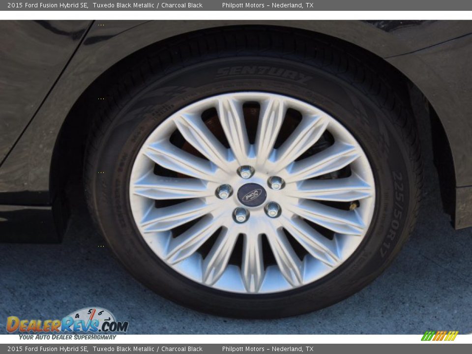 2015 Ford Fusion Hybrid SE Tuxedo Black Metallic / Charcoal Black Photo #9