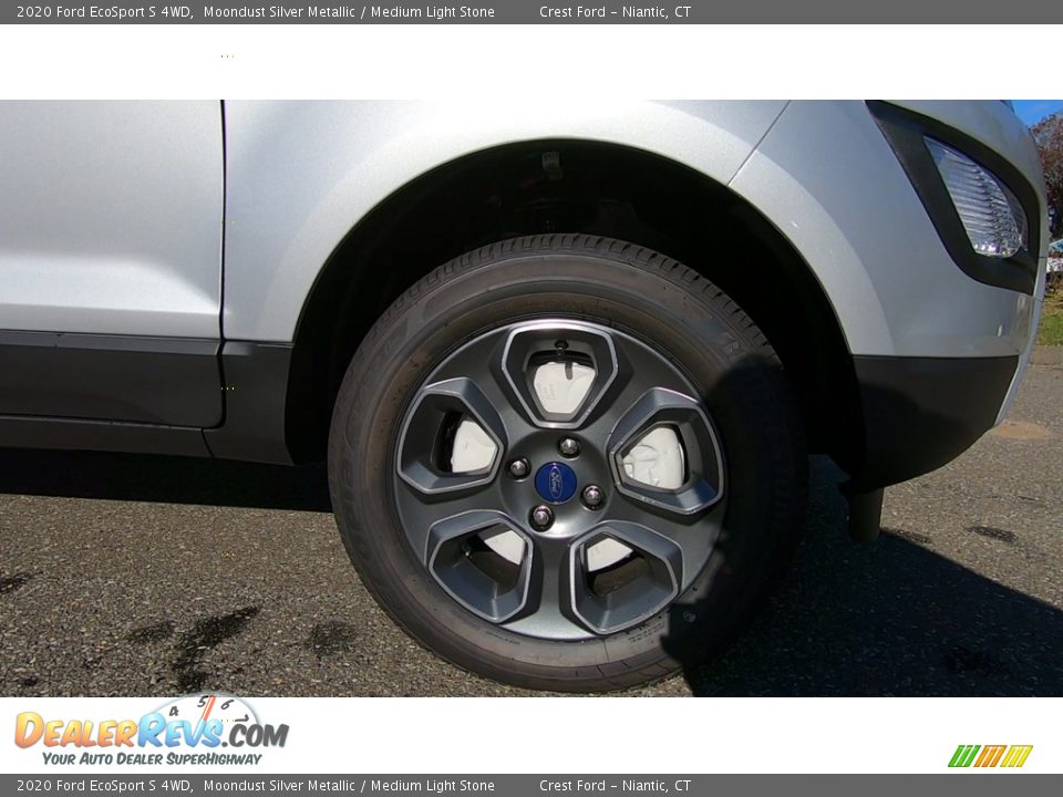 2020 Ford EcoSport S 4WD Moondust Silver Metallic / Medium Light Stone Photo #26