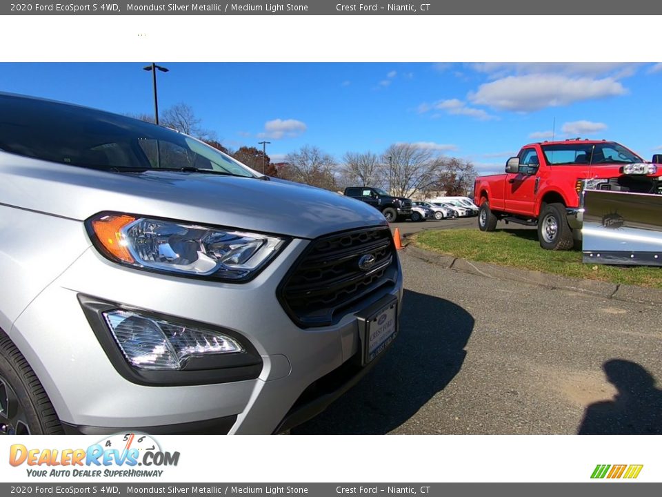 2020 Ford EcoSport S 4WD Moondust Silver Metallic / Medium Light Stone Photo #27