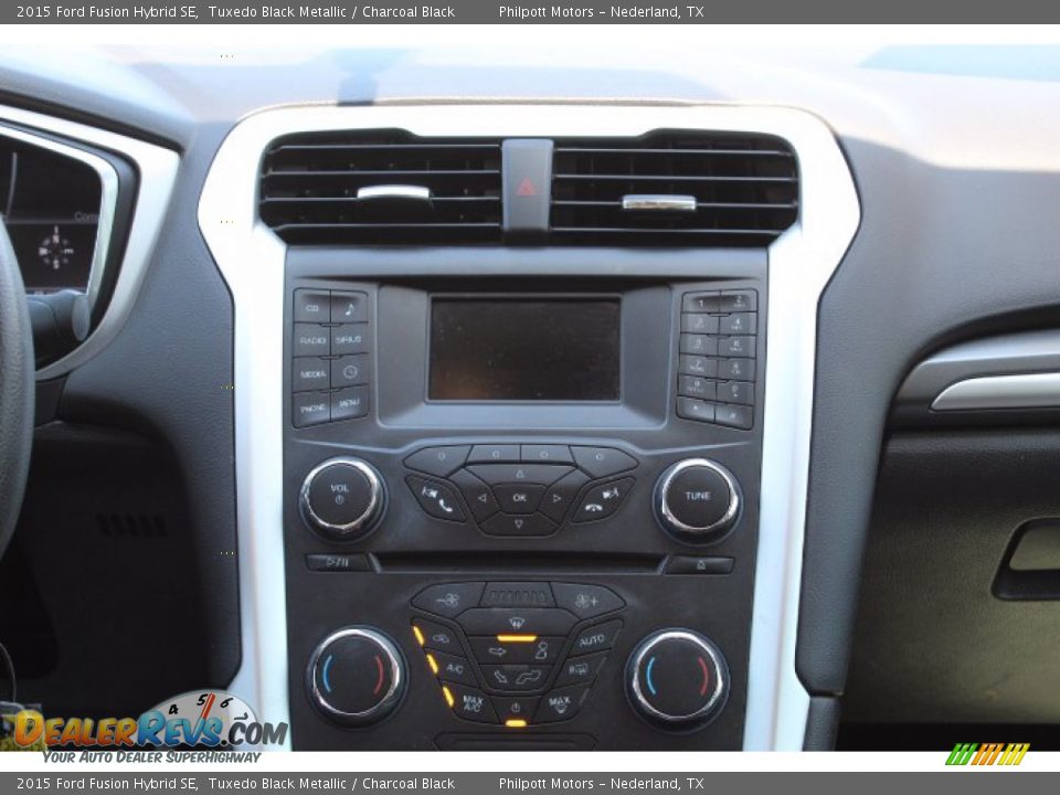 2015 Ford Fusion Hybrid SE Tuxedo Black Metallic / Charcoal Black Photo #17
