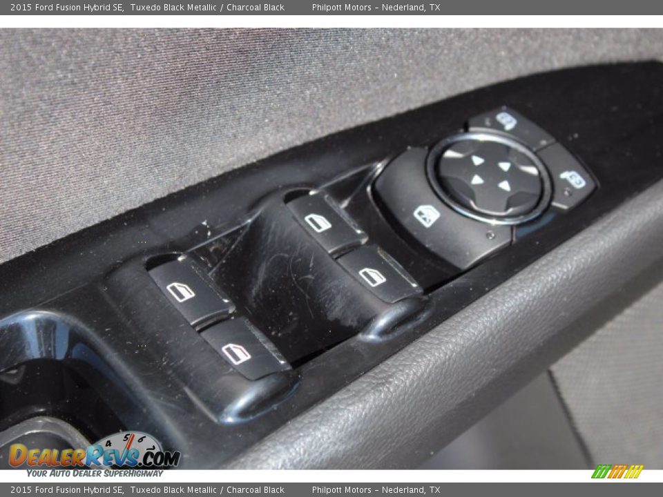 2015 Ford Fusion Hybrid SE Tuxedo Black Metallic / Charcoal Black Photo #21