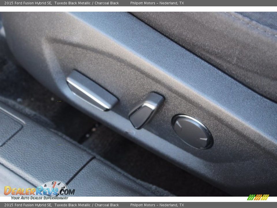 2015 Ford Fusion Hybrid SE Tuxedo Black Metallic / Charcoal Black Photo #22