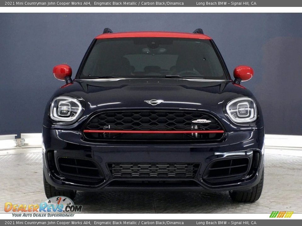 2021 Mini Countryman John Cooper Works All4 Enigmatic Black Metallic / Carbon Black/Dinamica Photo #2