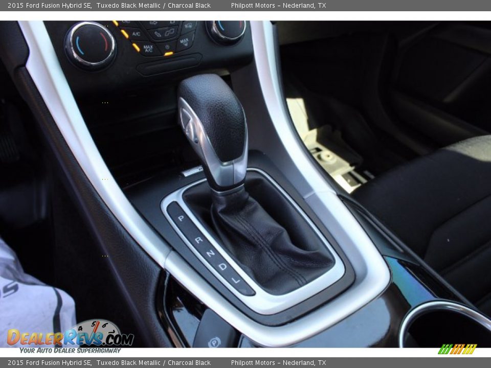 2015 Ford Fusion Hybrid SE Tuxedo Black Metallic / Charcoal Black Photo #25