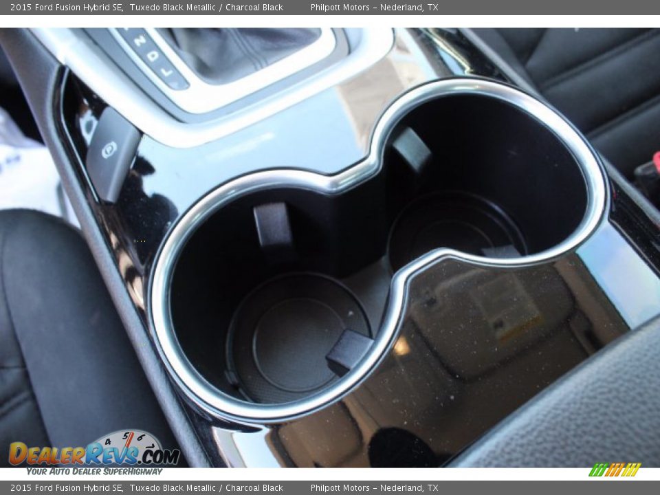 2015 Ford Fusion Hybrid SE Tuxedo Black Metallic / Charcoal Black Photo #26