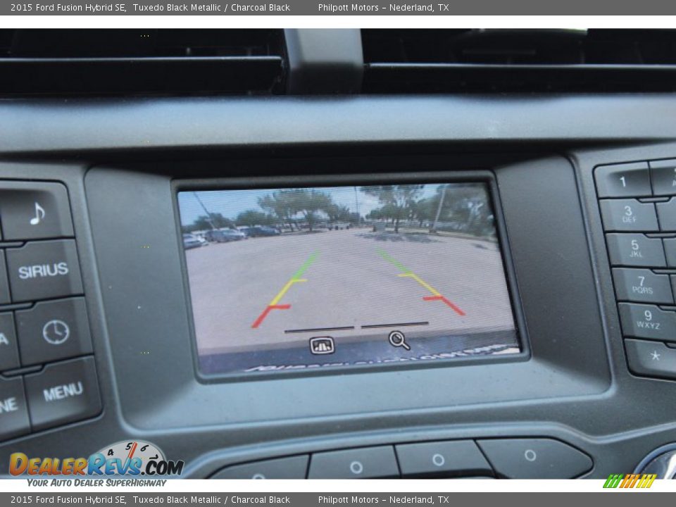 2015 Ford Fusion Hybrid SE Tuxedo Black Metallic / Charcoal Black Photo #27