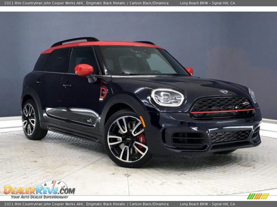 2021 Mini Countryman John Cooper Works All4 Enigmatic Black Metallic / Carbon Black/Dinamica Photo #19