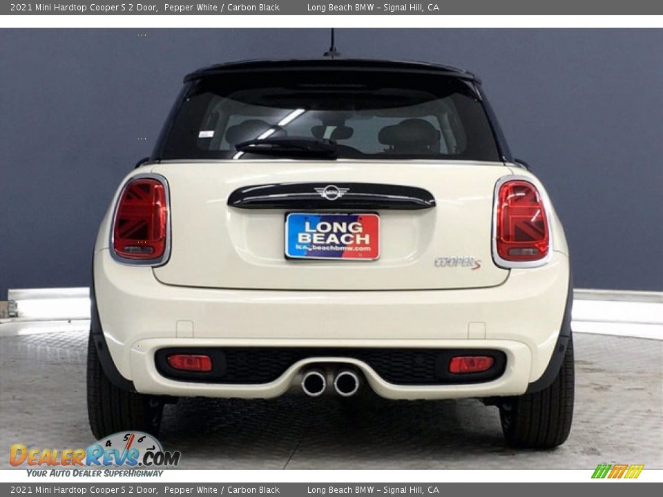 2021 Mini Hardtop Cooper S 2 Door Pepper White / Carbon Black Photo #4