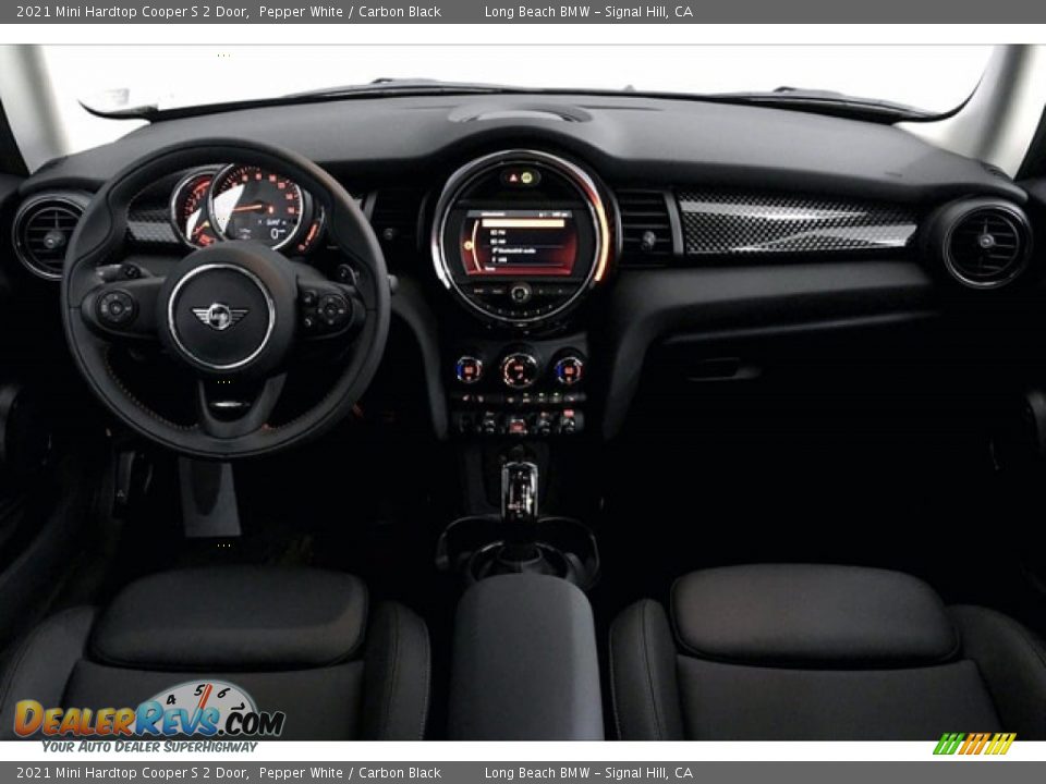 2021 Mini Hardtop Cooper S 2 Door Pepper White / Carbon Black Photo #5