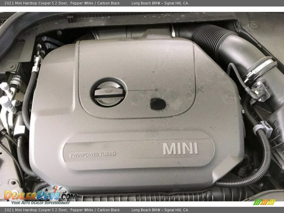 2021 Mini Hardtop Cooper S 2 Door Pepper White / Carbon Black Photo #11