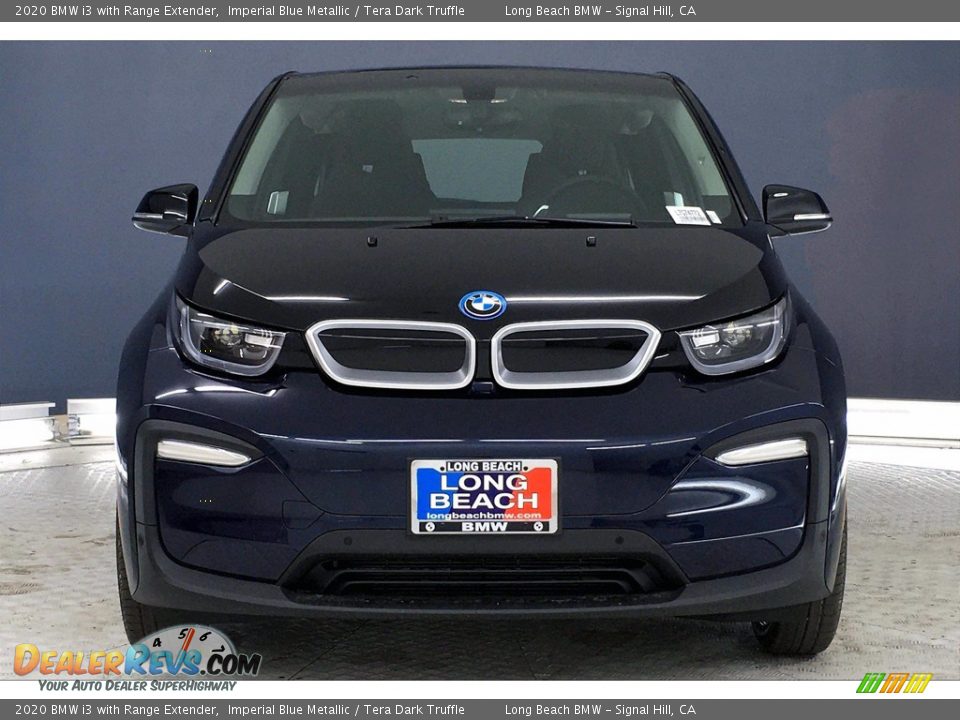 2020 BMW i3 with Range Extender Imperial Blue Metallic / Tera Dark Truffle Photo #2