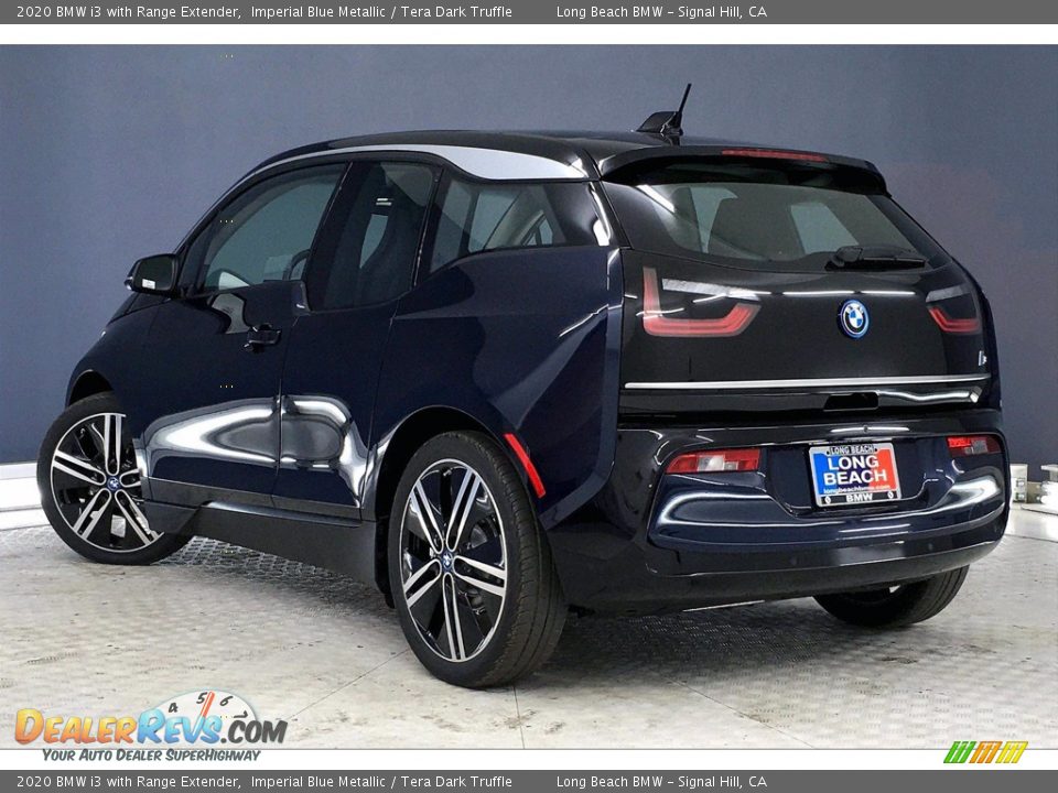 2020 BMW i3 with Range Extender Imperial Blue Metallic / Tera Dark Truffle Photo #3