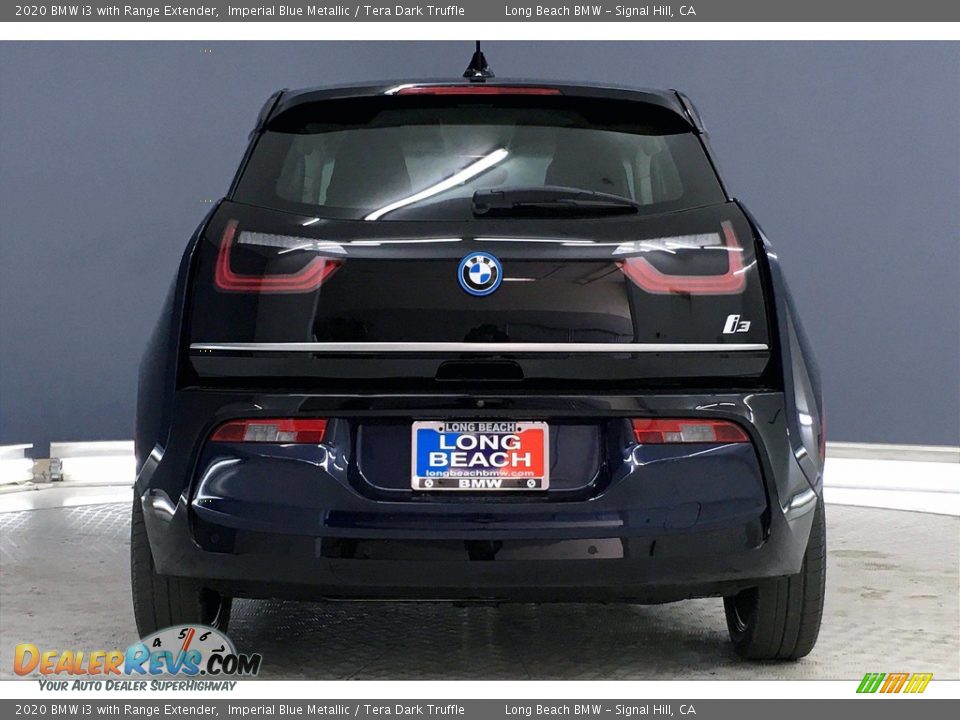 2020 BMW i3 with Range Extender Imperial Blue Metallic / Tera Dark Truffle Photo #4