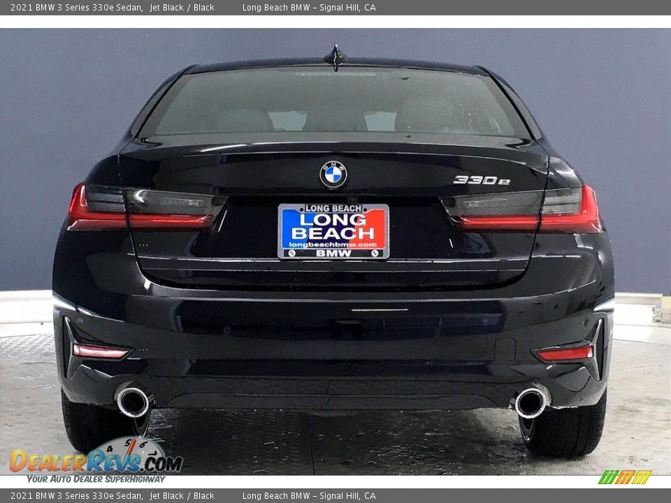 2021 BMW 3 Series 330e Sedan Jet Black / Black Photo #4
