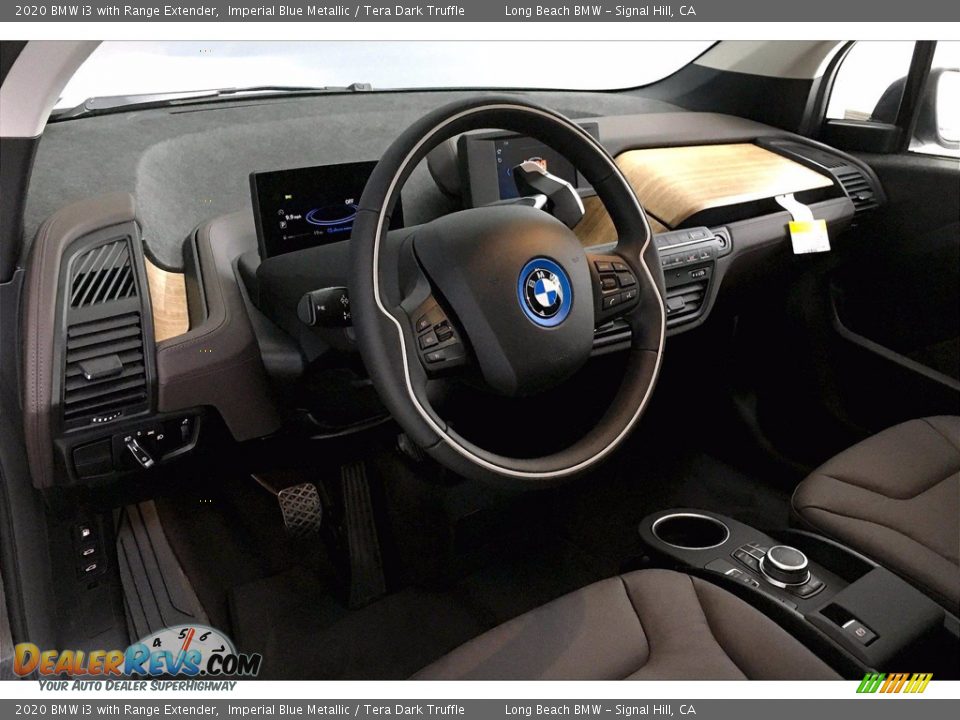 2020 BMW i3 with Range Extender Imperial Blue Metallic / Tera Dark Truffle Photo #7