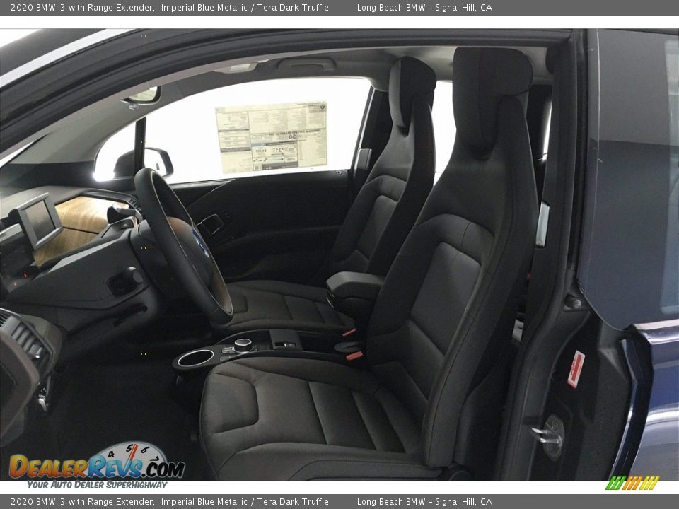 2020 BMW i3 with Range Extender Imperial Blue Metallic / Tera Dark Truffle Photo #9
