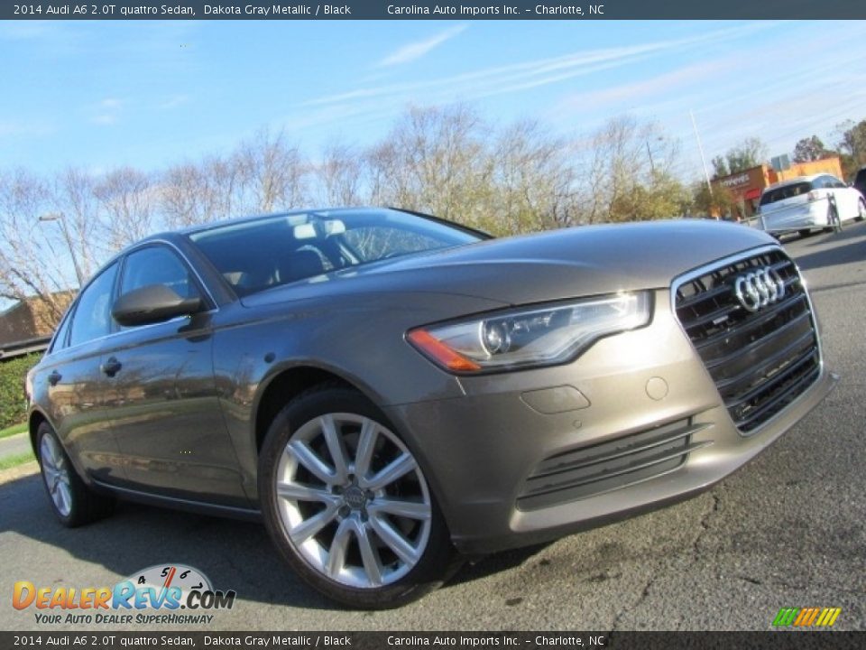 2014 Audi A6 2.0T quattro Sedan Dakota Gray Metallic / Black Photo #1