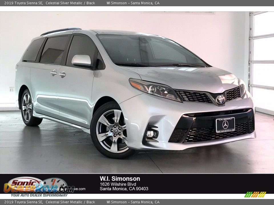 2019 Toyota Sienna SE Celestial Silver Metallic / Black Photo #1