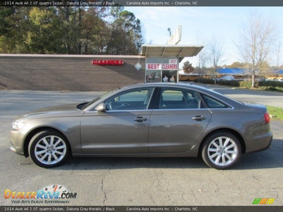 2014 Audi A6 2.0T quattro Sedan Dakota Gray Metallic / Black Photo #7