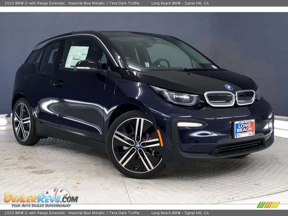 2020 BMW i3 with Range Extender Imperial Blue Metallic / Tera Dark Truffle Photo #18