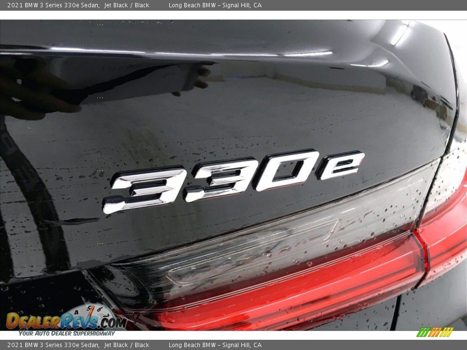 2021 BMW 3 Series 330e Sedan Jet Black / Black Photo #16