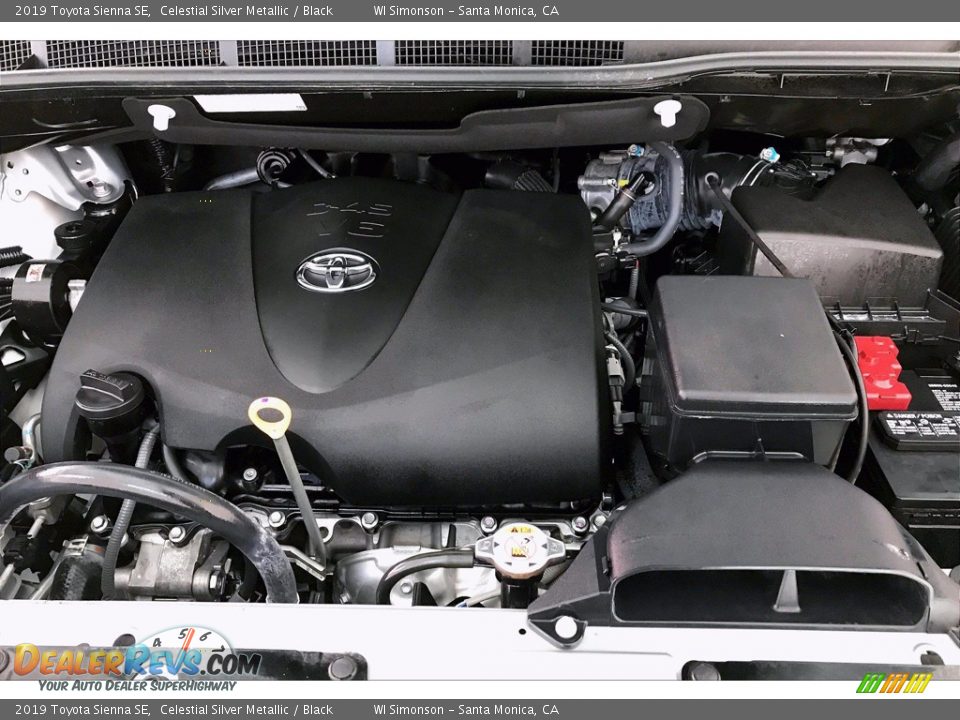 2019 Toyota Sienna SE 3.5 Liter DOHC 24-Valve Dual VVT-i V6 Engine Photo #9