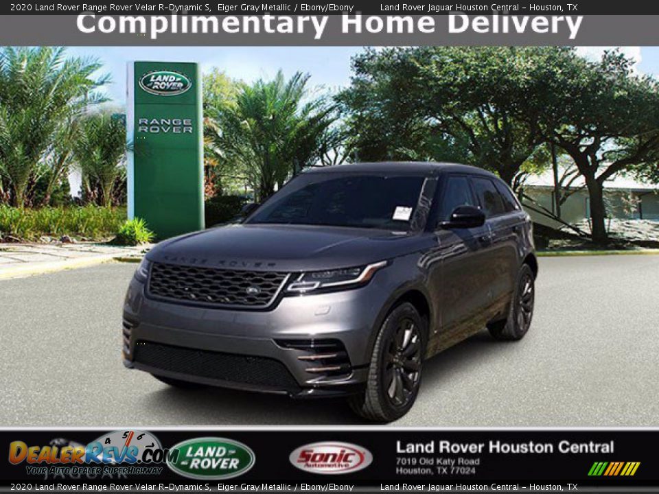 2020 Land Rover Range Rover Velar R-Dynamic S Eiger Gray Metallic / Ebony/Ebony Photo #1
