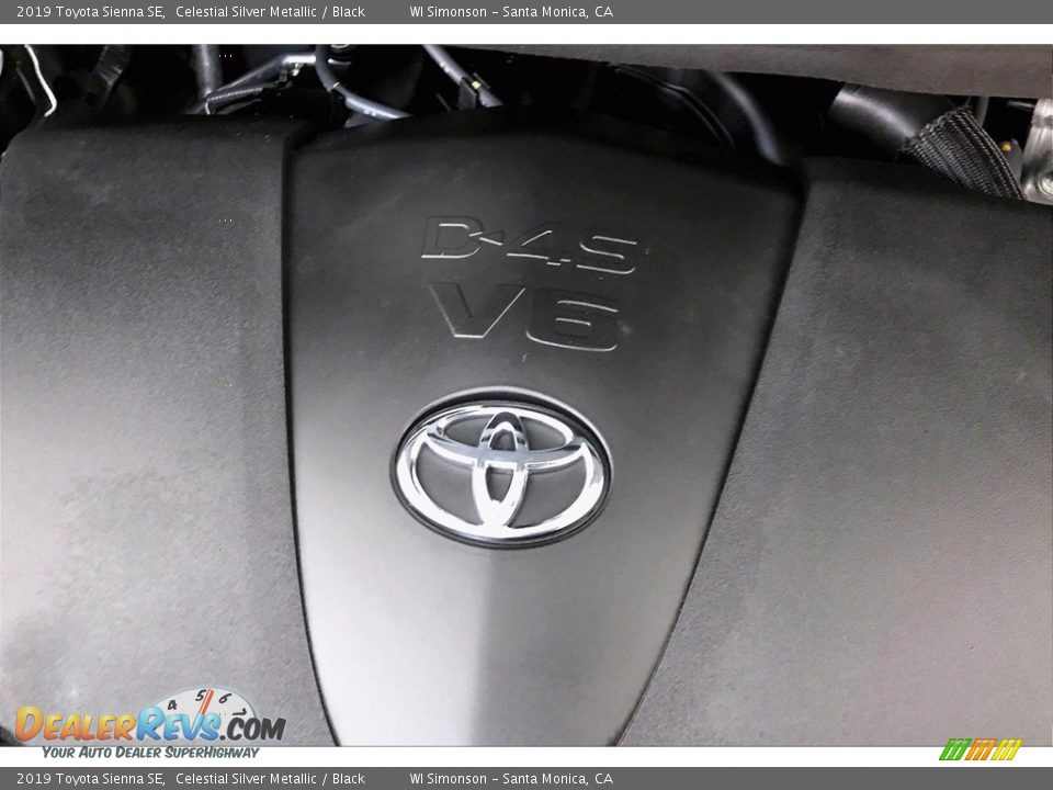 2019 Toyota Sienna SE Celestial Silver Metallic / Black Photo #32