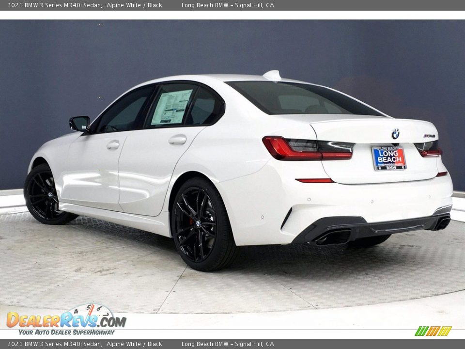 2021 BMW 3 Series M340i Sedan Alpine White / Black Photo #3