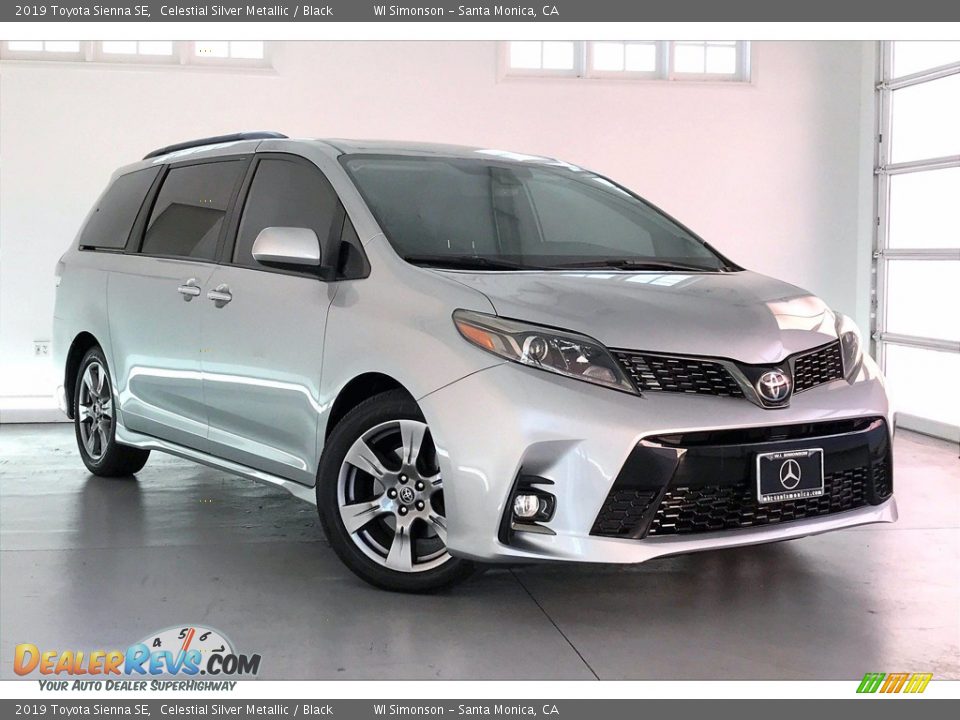 2019 Toyota Sienna SE Celestial Silver Metallic / Black Photo #34