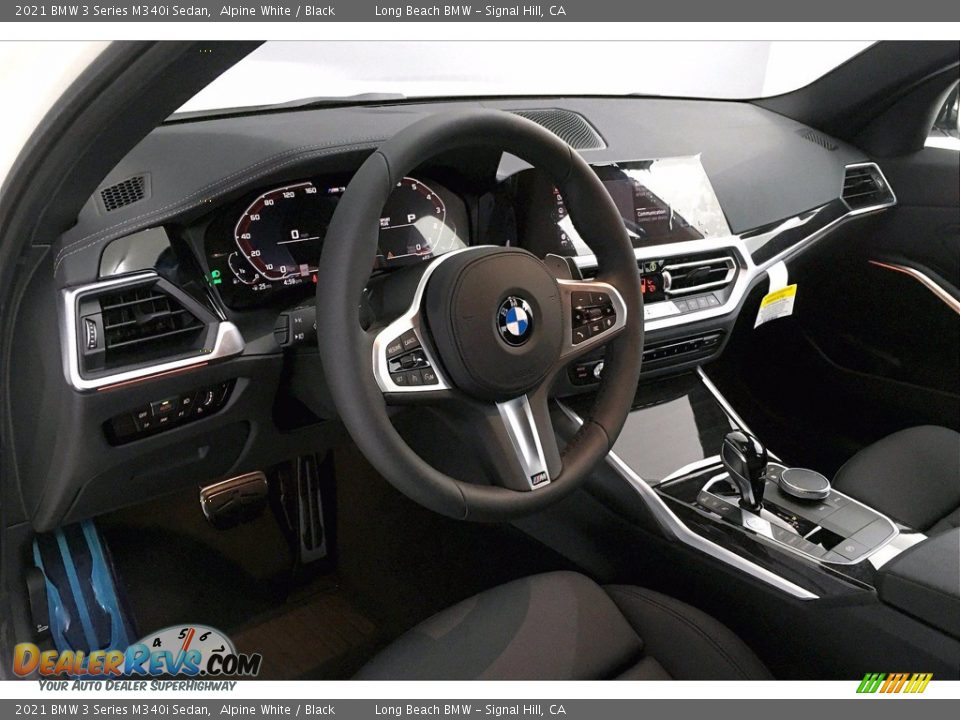 2021 BMW 3 Series M340i Sedan Alpine White / Black Photo #7