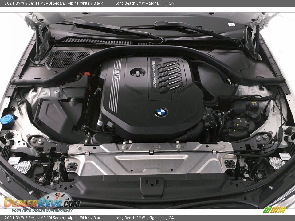2021 BMW 3 Series M340i Sedan Alpine White / Black Photo #10