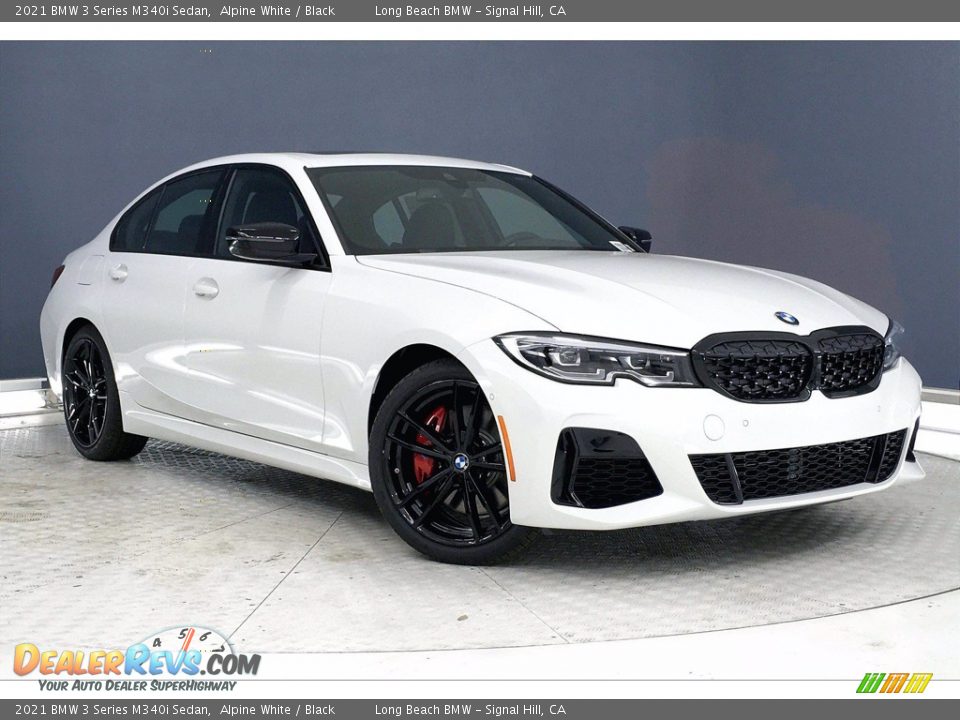 2021 BMW 3 Series M340i Sedan Alpine White / Black Photo #19