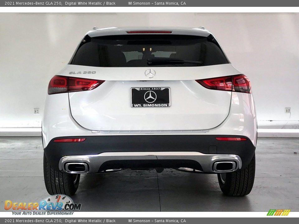 2021 Mercedes-Benz GLA 250 Digital White Metallic / Black Photo #3