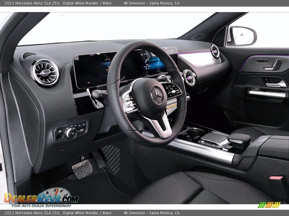 2021 Mercedes-Benz GLA 250 Digital White Metallic / Black Photo #4