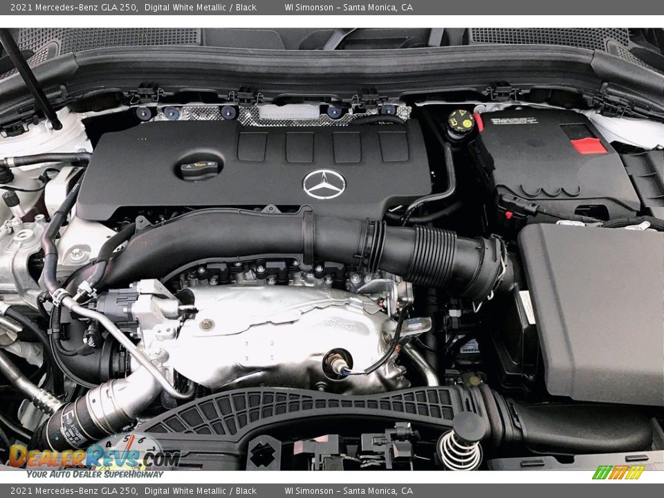 2021 Mercedes-Benz GLA 250 Digital White Metallic / Black Photo #8