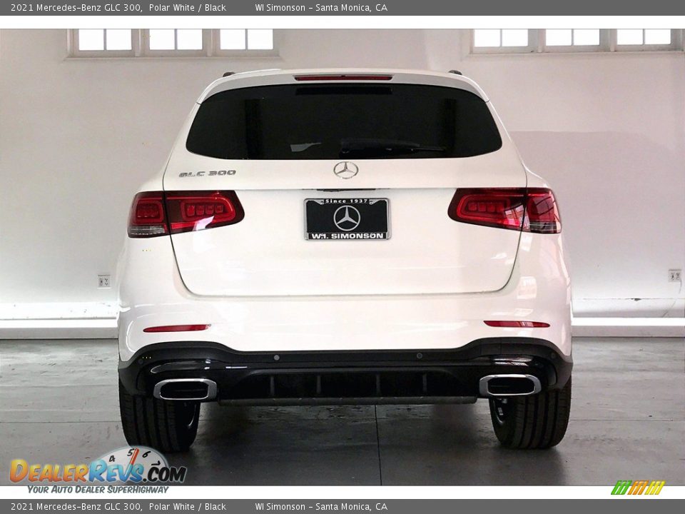 2021 Mercedes-Benz GLC 300 Polar White / Black Photo #3