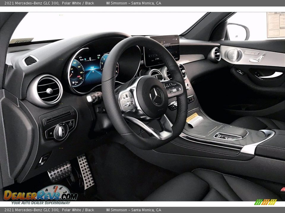 2021 Mercedes-Benz GLC 300 Polar White / Black Photo #4