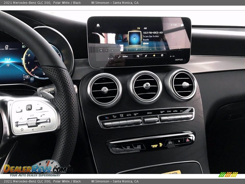 2021 Mercedes-Benz GLC 300 Polar White / Black Photo #6