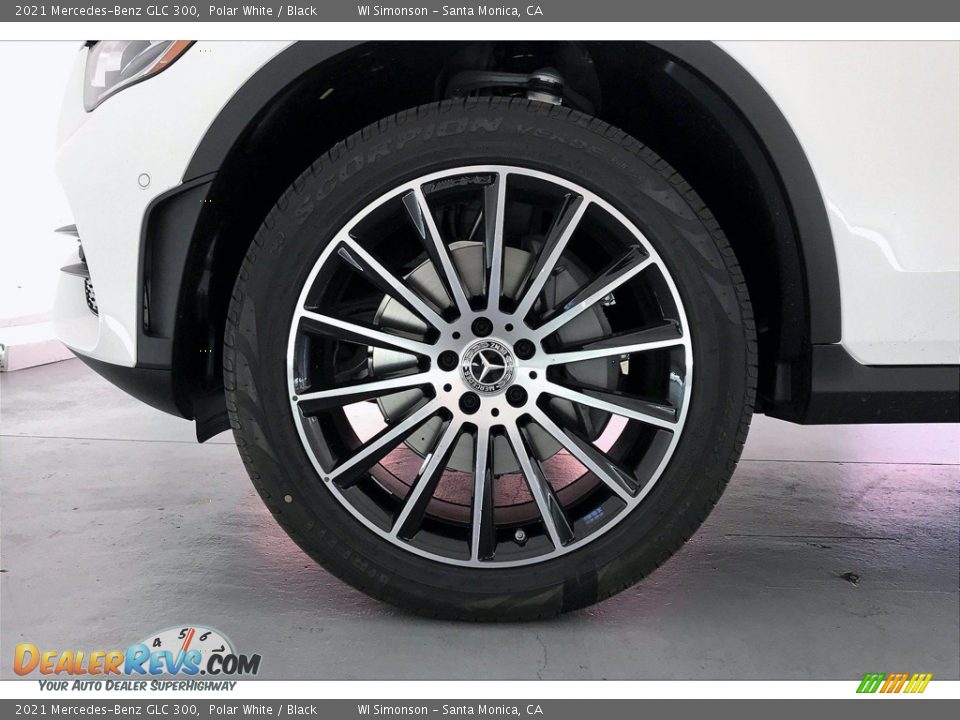 2021 Mercedes-Benz GLC 300 Polar White / Black Photo #9