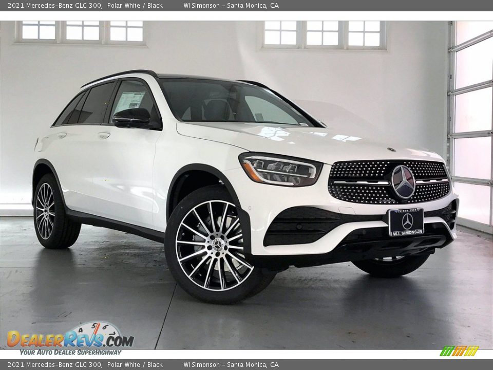 2021 Mercedes-Benz GLC 300 Polar White / Black Photo #12