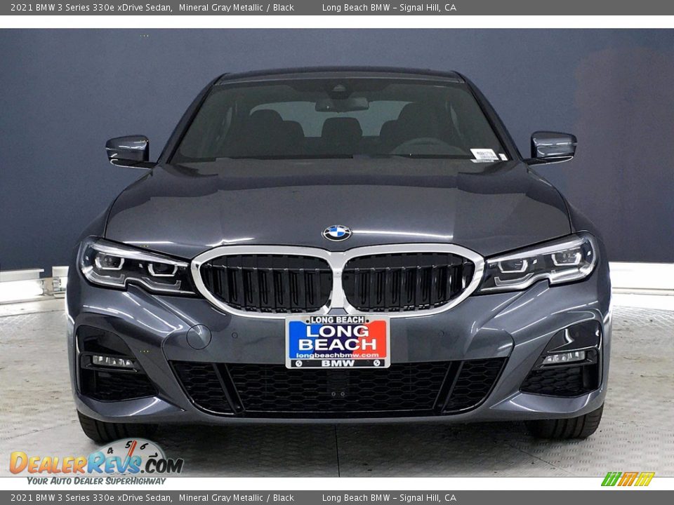 2021 BMW 3 Series 330e xDrive Sedan Mineral Gray Metallic / Black Photo #2