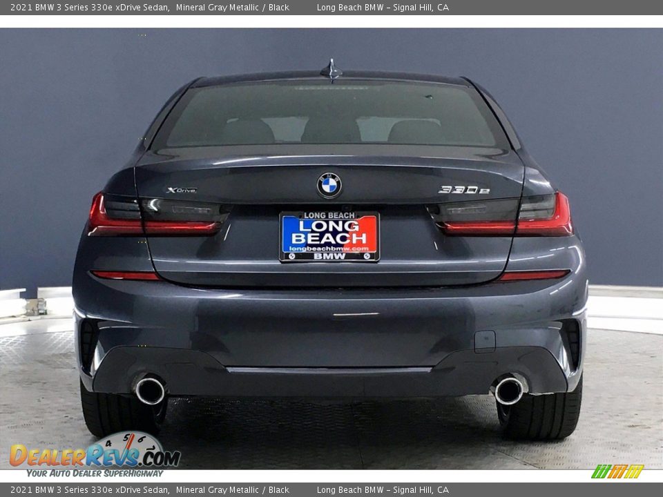 2021 BMW 3 Series 330e xDrive Sedan Mineral Gray Metallic / Black Photo #4