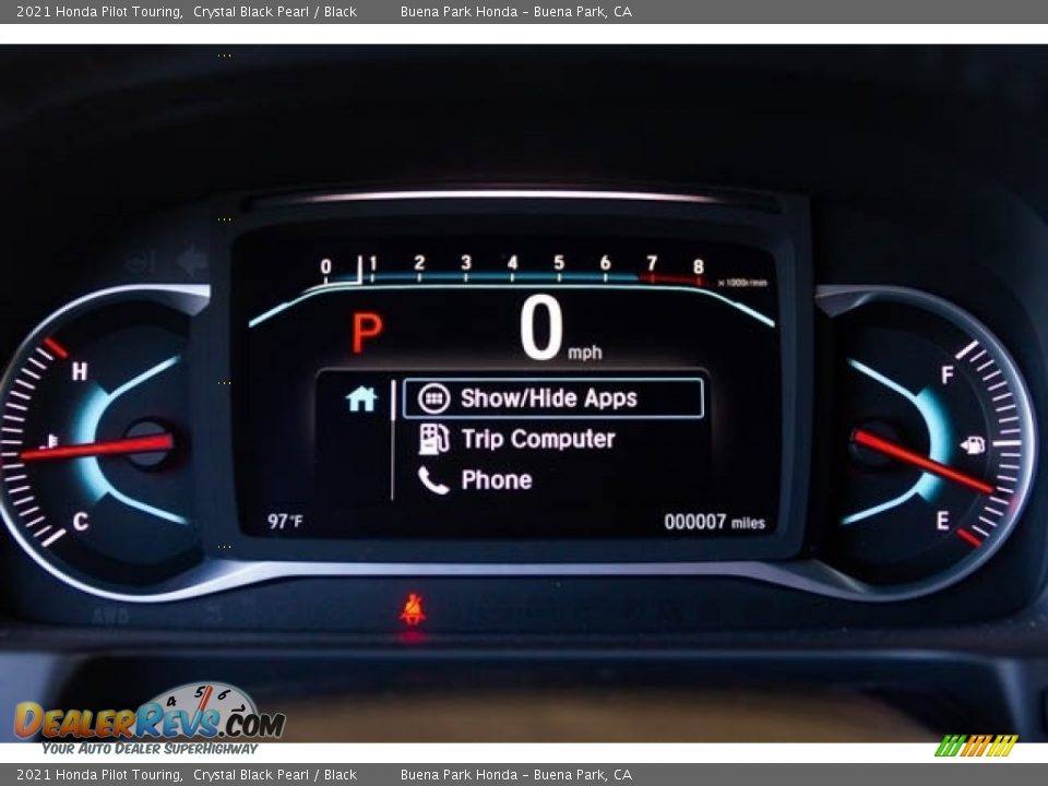 2021 Honda Pilot Touring Gauges Photo #17