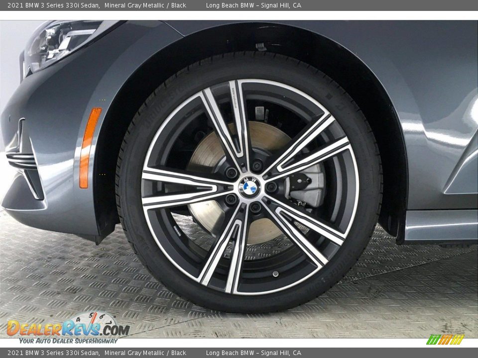 2021 BMW 3 Series 330i Sedan Mineral Gray Metallic / Black Photo #12