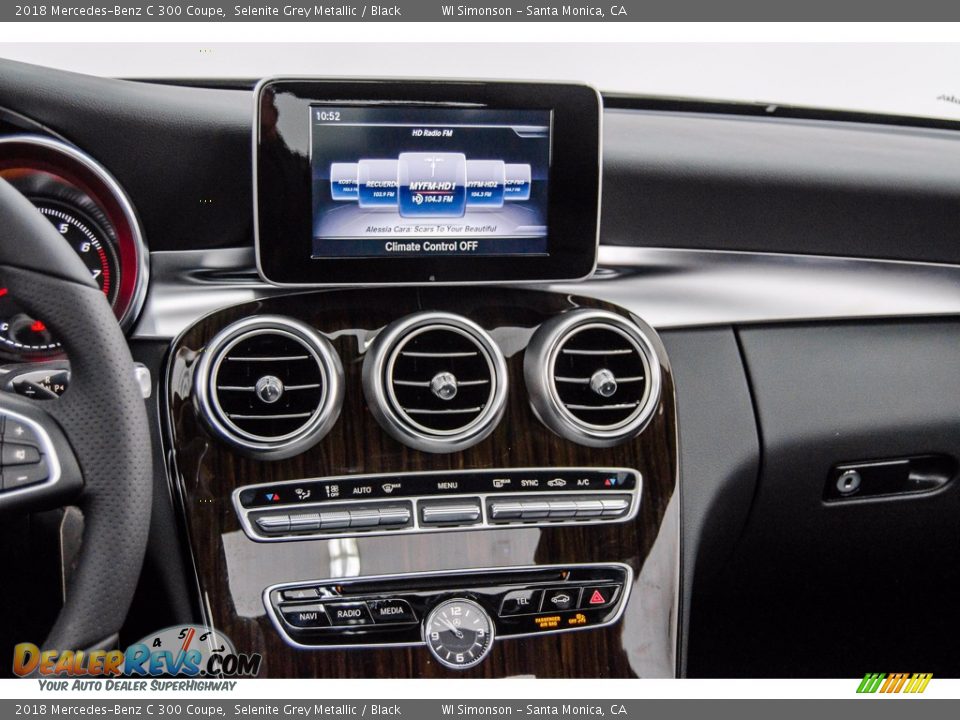 2018 Mercedes-Benz C 300 Coupe Selenite Grey Metallic / Black Photo #5