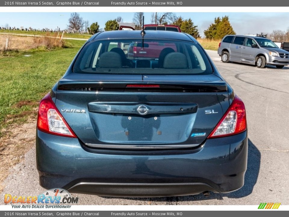 Graphite Blue 2016 Nissan Versa S Sedan Photo #5