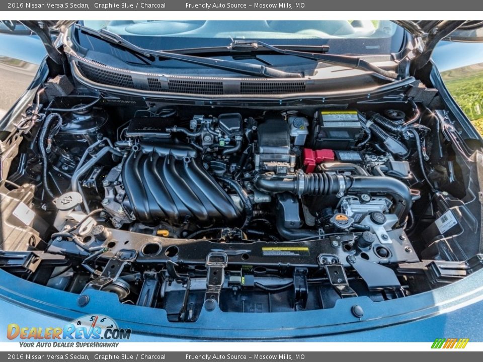 2016 Nissan Versa S Sedan 1.6 Liter DOHC 16-Valve CVTCS 4 Cylinder Engine Photo #16