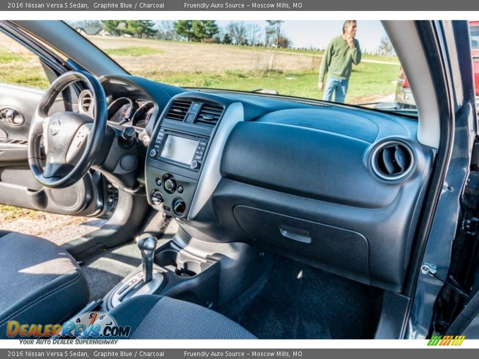 Dashboard of 2016 Nissan Versa S Sedan Photo #27